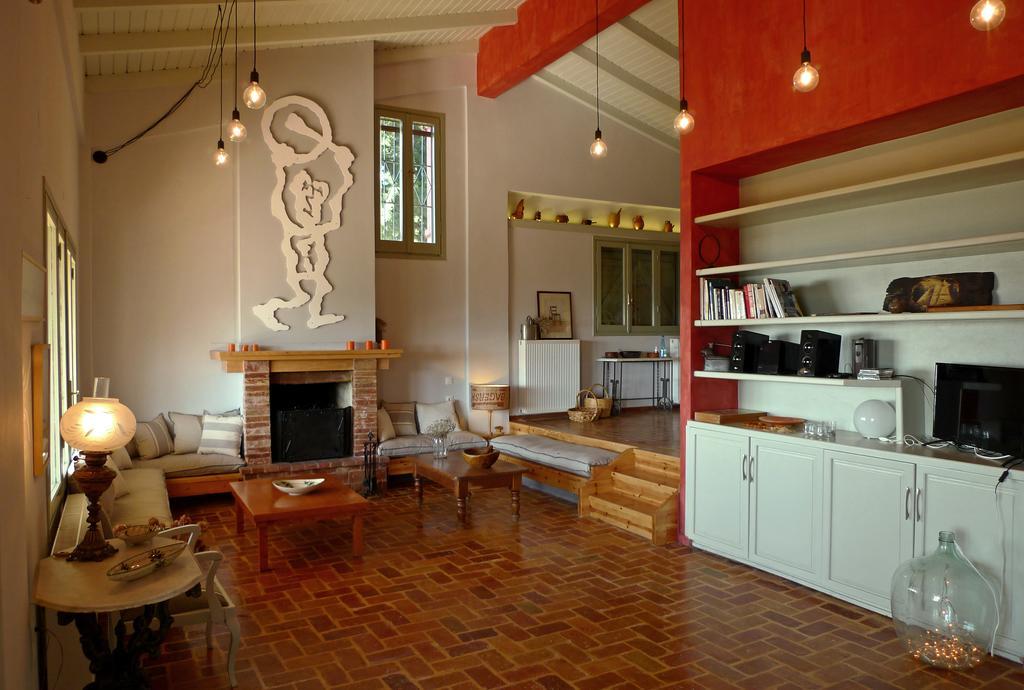 Sea View Villa With 4 Bedrooms - Grecorama Monodhéndrion 외부 사진