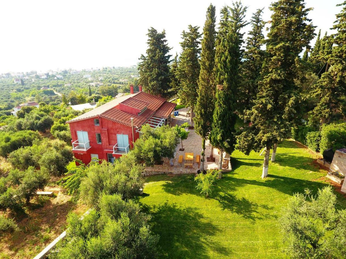 Sea View Villa With 4 Bedrooms - Grecorama Monodhéndrion 외부 사진